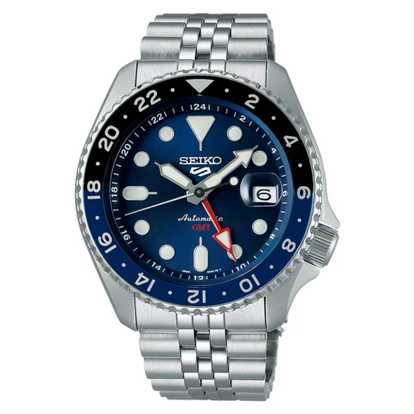 Seiko 5 Sports Skx Ssk003 Çelik Kordon Mavi Erkek Kol Saati - Görsel 4