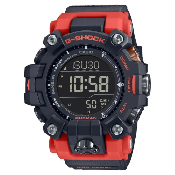 Casio G-Shock Master Of G-Land Mudman Gw-9500-1a4dr Kırmızı-Siyah Erkek Kol Saati - Görsel 2