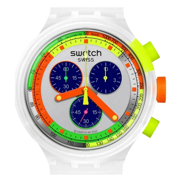 Swatch Neon Jelly Sb02k100 Kol Saati - Görsel 4