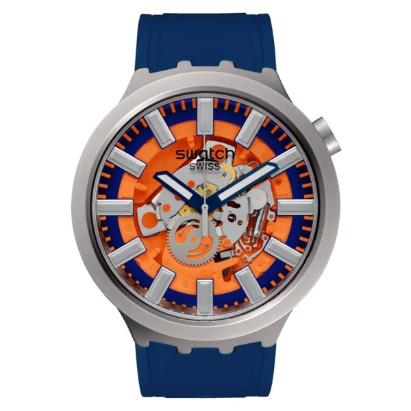 Swatch Big Bold Orange İn The Works Sb07s114 Erkek Kol Saati - Görsel 4