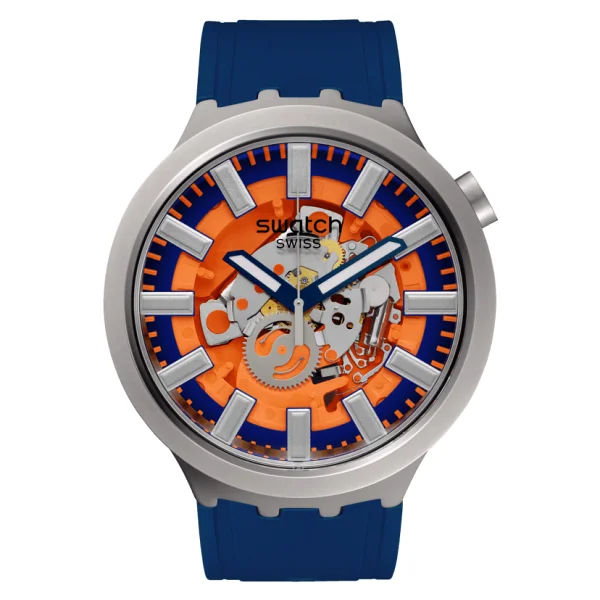 Swatch Big Bold Orange İn The Works Sb07s114 Erkek Kol Saati - Görsel 3