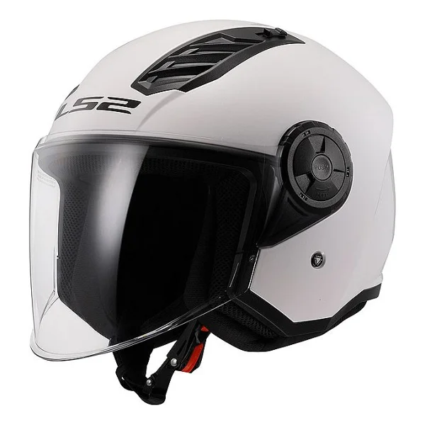Ls2 Airflow 2 Beyaz Açık Motor Kaskı - Görsel 2