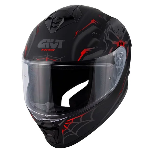 Givi 50.X Arachno Mat Siyah Kırmızı Full Face Motor Kaskı