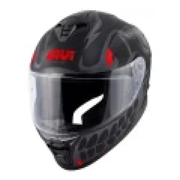 Givi 50.X Bones Mat Siyah Kırmızı Full Face Motor Kaskı