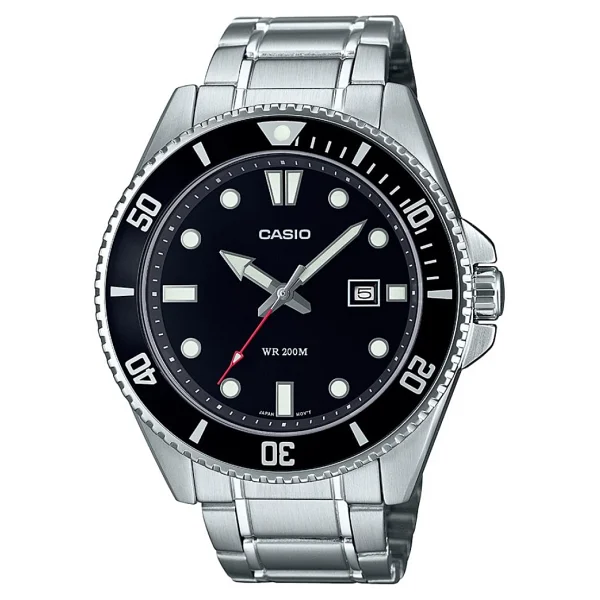 Casio Standart Mdv-107d-1a1vdf Siyah Erkek Kol Saati - Görsel 7