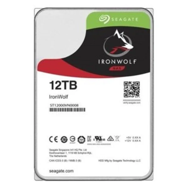 Seagate IronWolf 12TB 7200RPM 256MB SATA3 6Gbit/sn ST12000VN0008 NAS HDD - Görsel 5