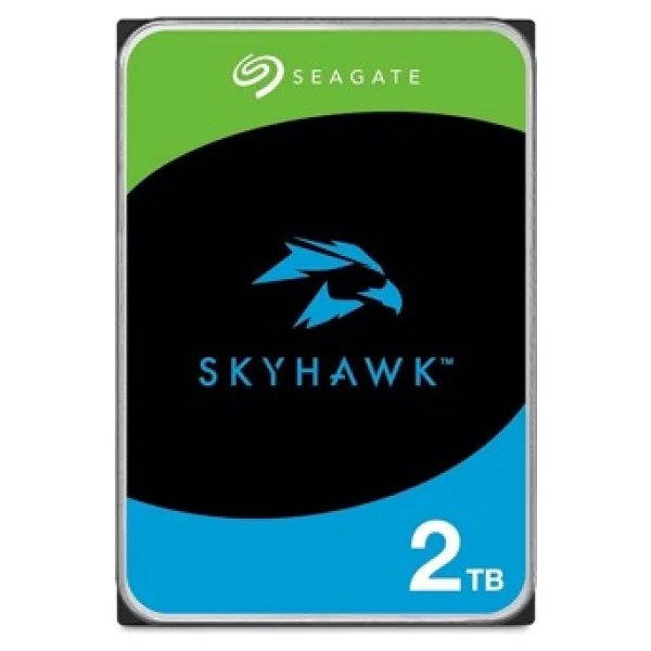 Seagate SkyHawk 2TB 5900RPM 256MB SATA3 ST2000VX017 7/24 HDD - Görsel 2