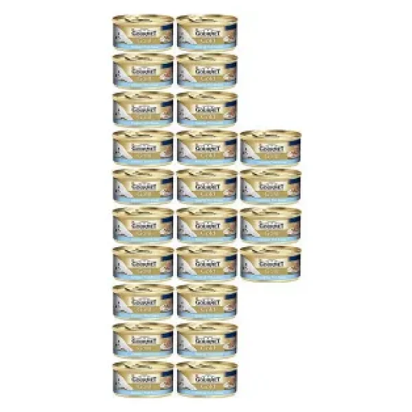 Gourmet Kıyılmış Ton Balıklı 85 gr 24'lü Yetişkin Konserve Kedi Maması - Görsel 9