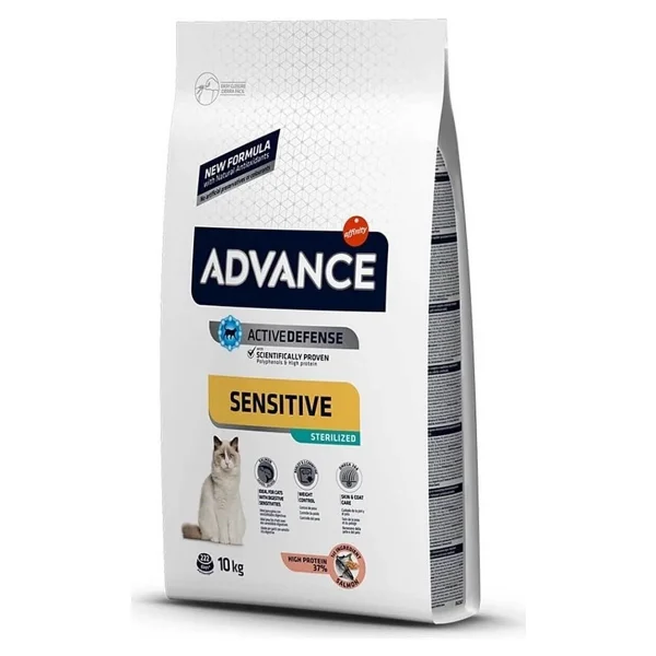 Advance Sensitive Sterilised Somonlu 10 Kg Kısırlaştırılmış Yetişkin Kedi Maması - Görsel 4