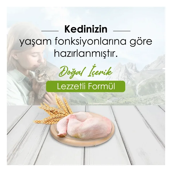 Mercy Tavuklu 15 kg Yetişkin Kedi Maması - Görsel 2