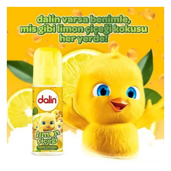 Dalin Limon Çiçeği Bebek Kolonyası 100 Ml - Görsel 7