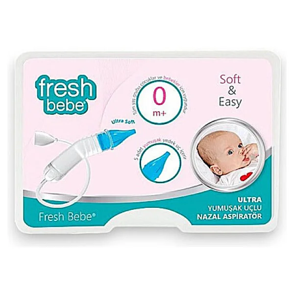 Fresh Bebe Nazal Burun Aspiratörü 12'li Yedek Uç - Görsel 3