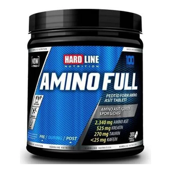 Hardline Nutrition Amino Full 300 Tablet - Görsel 4