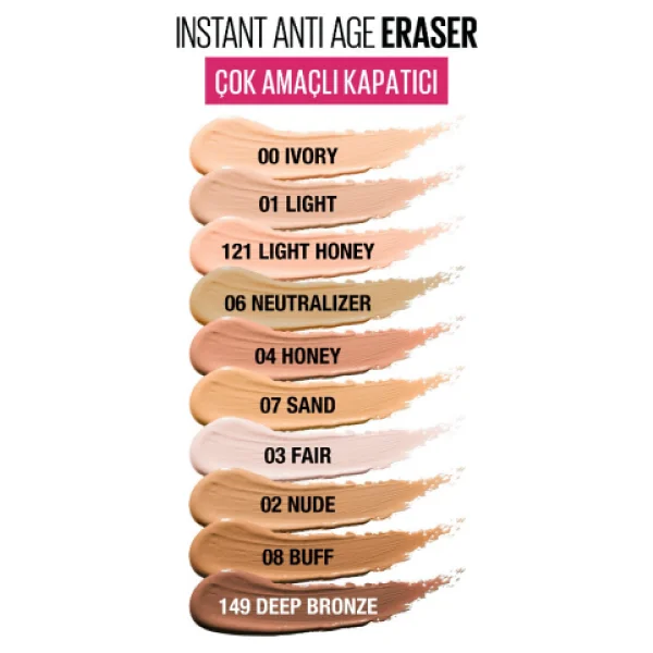 Maybelline New York Instant Anti Age Eraser Light 6.8 Ml Kapatıcı - Görsel 5