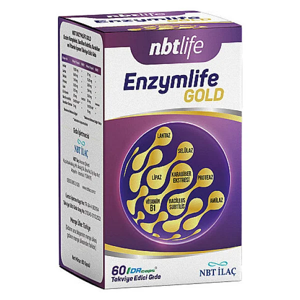 Nbt Life Enzymlife Gold 60 Kapsül - Görsel 6
