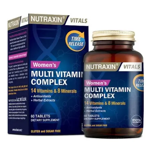 Nutraxin Women's Multivitamin Complex 60 Tablet - Görsel 9