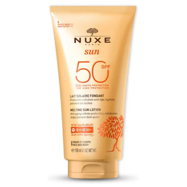 Nuxe Sun Spray Fondant Güneş Koruyucu Yüz Ve Vücut Sütü Spf 50 150 Ml - Görsel 5