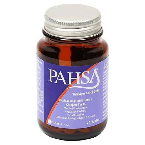 Pahsa Tip 2 Kolajen 30 Tablet - Görsel 6