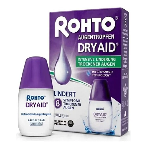 Rohto Dry-Aid Eye Drops Kayganlaştırıcı Göz Damlası 10 Ml - Görsel 3
