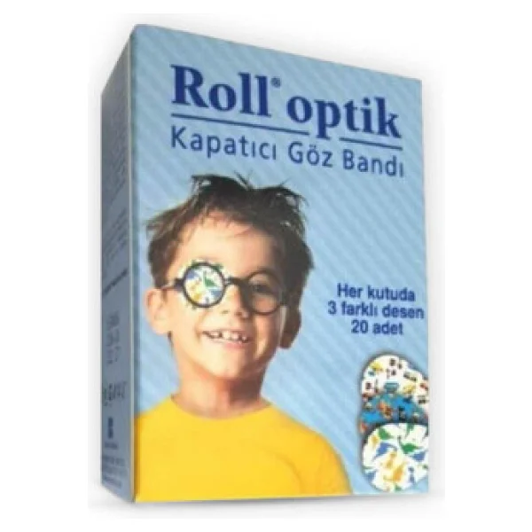 Roll Optik 20'li Erkek Çocuk Göz Kapama Bandı - Görsel 4