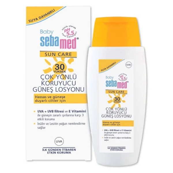 Sebamed Sun Care Çok Yönlü Koruyucu 150 Ml 30 Faktör Bebek Güneş Losyonu - Görsel 4