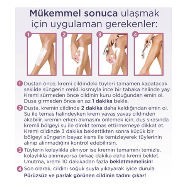 Sesu Duşta Tüy Dökücü Krem Hassas Ciltler 150 Ml - Görsel 2