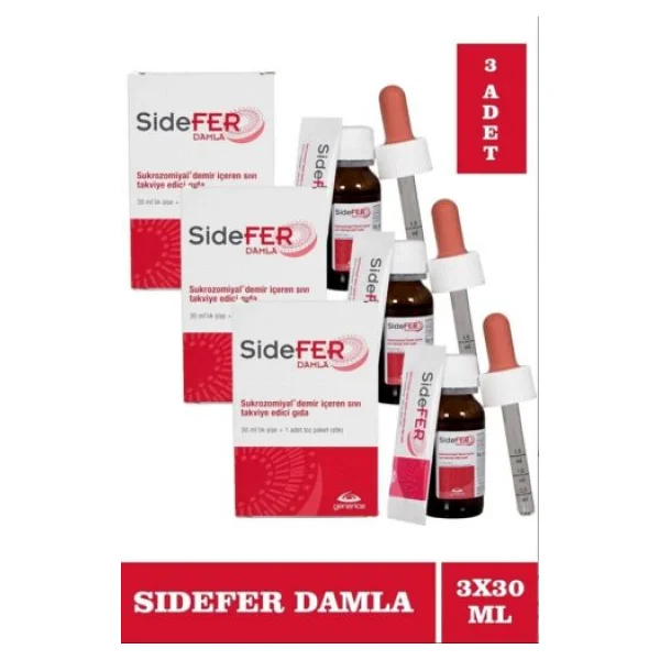 Sidefer 30 Ml Damla 3'lü - Görsel 4