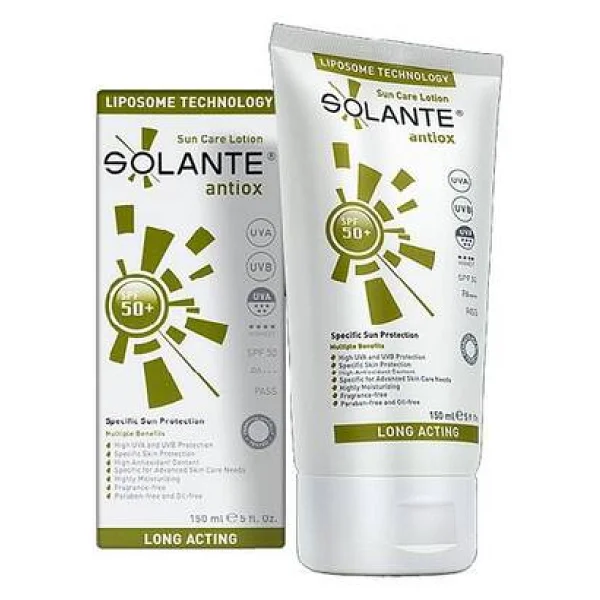 Solante Antiox 150 Ml 50 Faktör Güneş Losyonu - Görsel 4