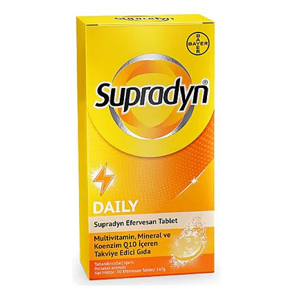 Supradyn Daily Koenzim Q10 Efervesan 30 Tablet - Görsel 7