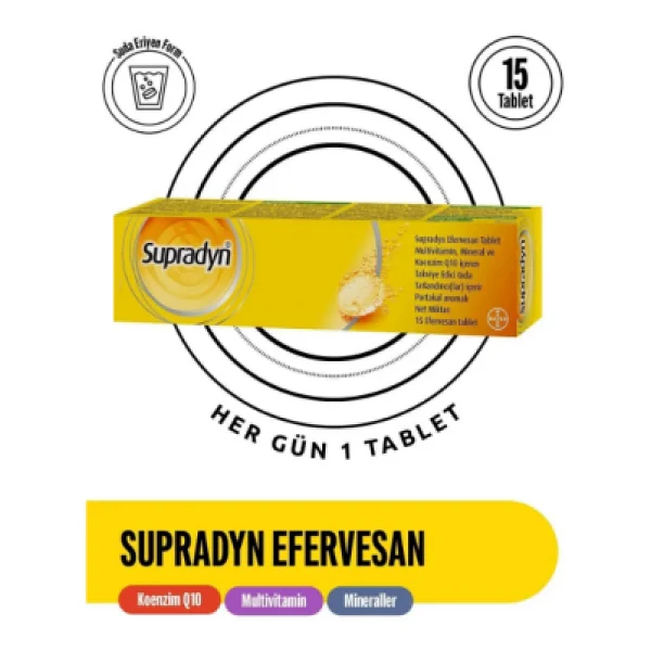 Supradyn Daily Koenzim Q10 Efervesan 15 Tablet - Görsel 7