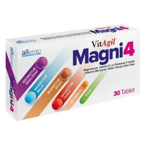 Vitagil Magni4 30 Tablet - Görsel 5