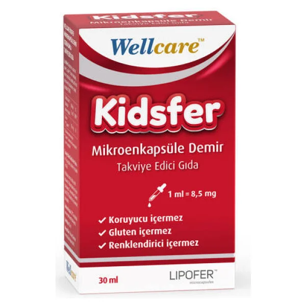 Wellcare Kidsfer Mikroenkapsüle Demir 30 ml Damla - Görsel 6
