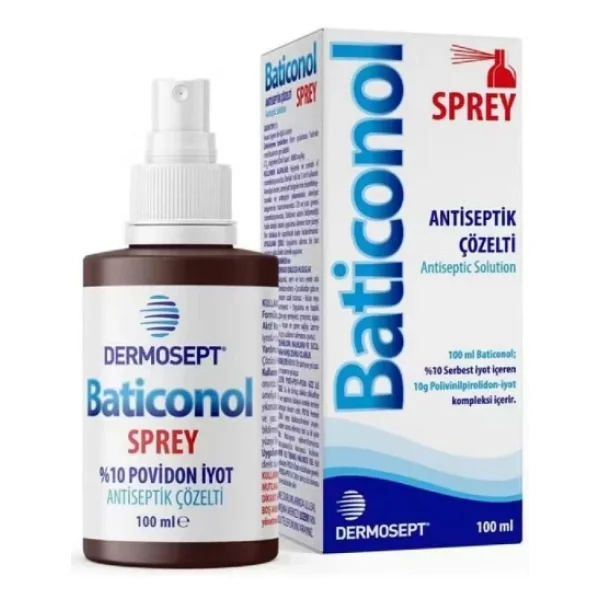 Dermosept Batikon - Baticonol 100ml Sprey - Görsel 4