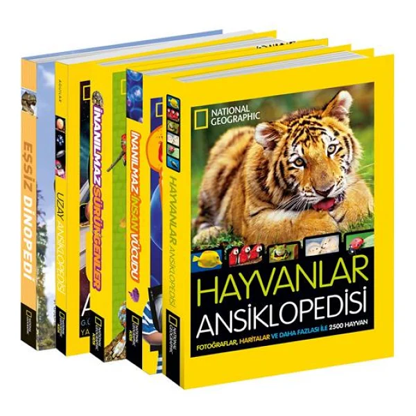 National Geographic Kids Dev Ansiklopedi Seti 5 Kitap - Görsel 4