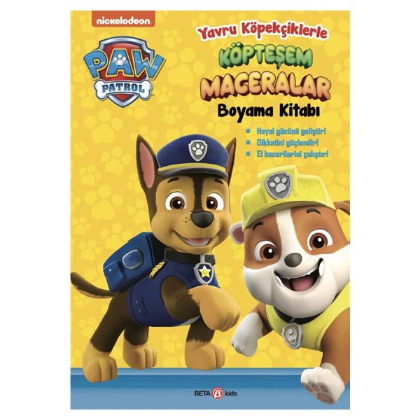 Paw Patrol - Yavru Köpekçiklerle Köpteşem Maceralar Boyama Kitabı - Kolektif - Görsel 5