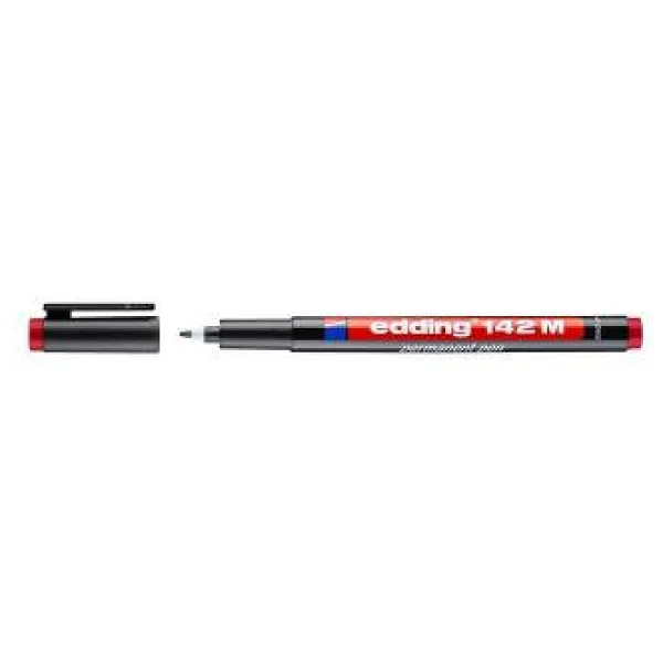 Edding 142m Asetat Kalemi Kırmızı - Görsel 8