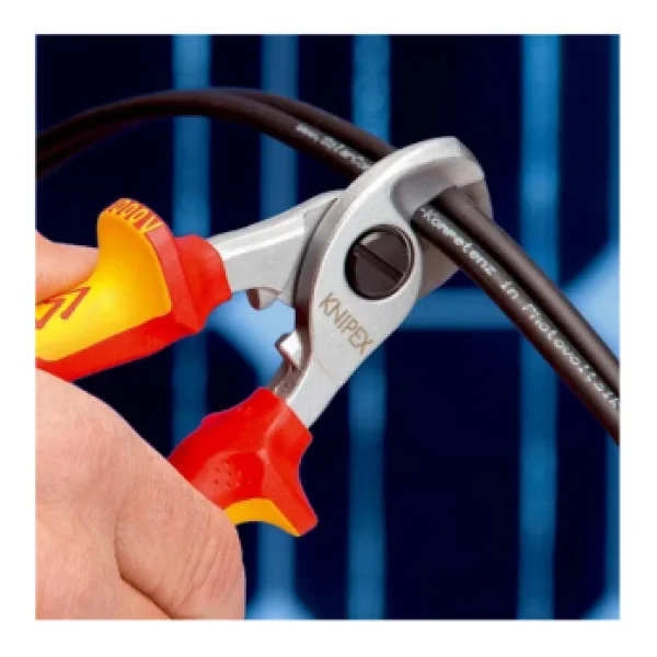 Knipex 95 16 165 Vde Kablo Makası - Görsel 5