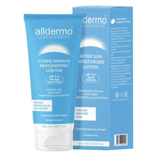 Alldermo Aloe Vera Gel 200 Ml Vücut Bakım Jeli - Görsel 5