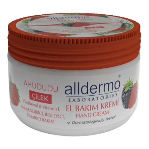 Alldermo Ahududu Çilek Nemlendirici 250 Ml El Kremi - Görsel 5