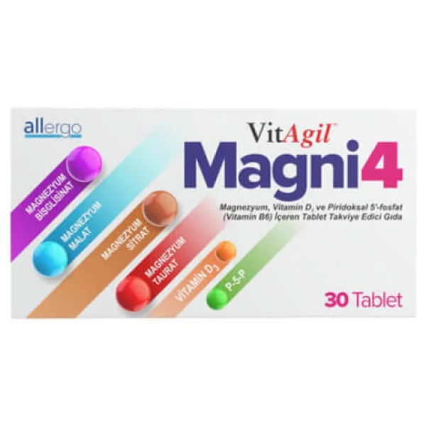 Vitagil Magni4 30 Tablet - Görsel 6