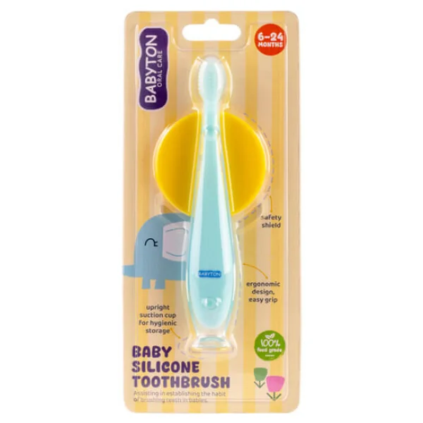 Babyton Silikon Diş Fırçası - Görsel 4
