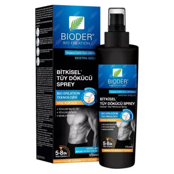 Bioder Erkek 175 Ml Tüy Dökücü Sprey - Görsel 3