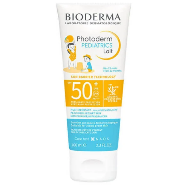Bioderma Photoderm Pediatrics Lait 100 Ml 50 Faktör Bebek Ve Çocuk Güneş Kremi - Görsel 5