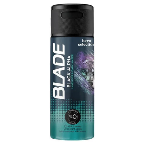 Blade Black Alpha 150 Ml Erkek Deodorant - Görsel 3