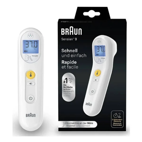 Braun Sensian 3 Bnt 050 Alından Ateş Ölçer - Görsel 3