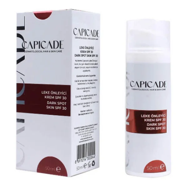 Capicade Dark Spot Spf 30 50 Ml Leke Giderici Krem - Görsel 5