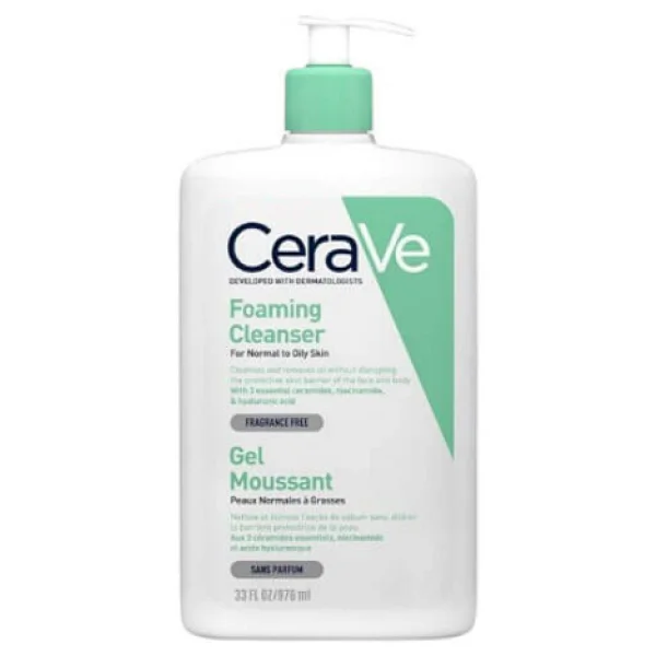Cerave Köpüren 976 Ml Yüz Temizleme Jeli - Görsel 3