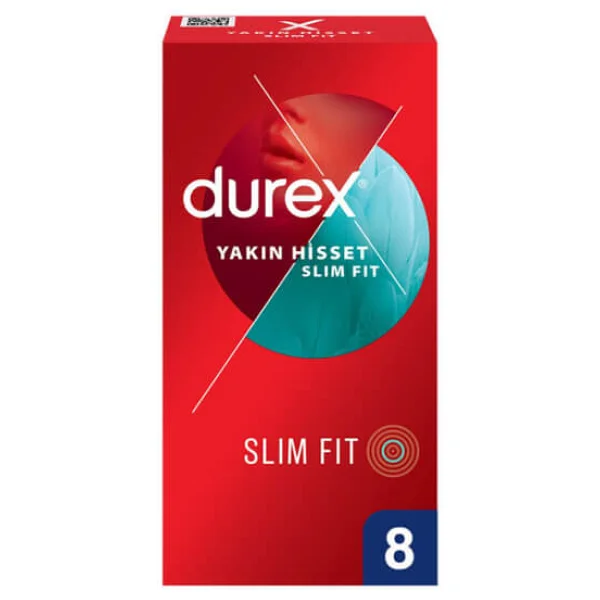 Durex Yakın Hisset Slim Fit 8'li Prezervatif - Görsel 5