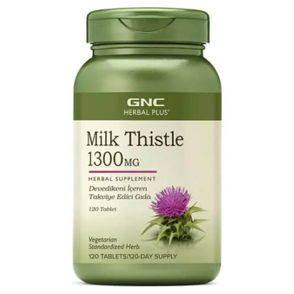Gnc Herbal Plus Milk Thistle - 120 Tablet - Görsel 4