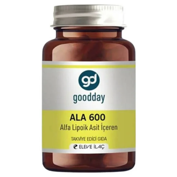 Goodday Ala 600 Alfa Lipoik Asit 60 Kapsül - Görsel 3